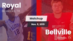 Matchup: Royal  vs. Bellville  2019