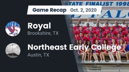 Recap: Royal  vs. Northeast Early College  2020