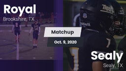 Matchup: Royal  vs. Sealy  2020