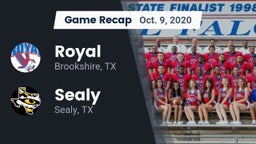 Recap: Royal  vs. Sealy  2020