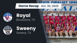 Recap: Royal  vs. Sweeny  2020