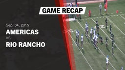 Recap: Americas  vs. Rio Rancho 2015