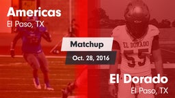 Matchup: Americas  vs. El Dorado  2016