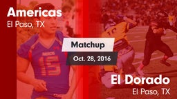 Matchup: Americas  vs. El Dorado  2015