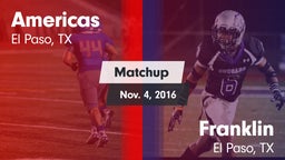 Matchup: Americas  vs. Franklin  2016