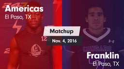 Matchup: Americas  vs. Franklin  2015