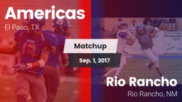Matchup: Americas  vs. Rio Rancho  2017