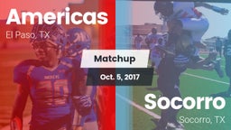 Matchup: Americas  vs. Socorro  2017