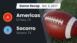 Recap: Americas  vs. Socorro  2017