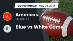 Recap: Americas  vs. Blue vs White Game 2018