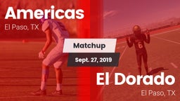 Matchup: Americas  vs. El Dorado  2019