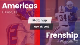 Matchup: Americas  vs. Frenship  2019