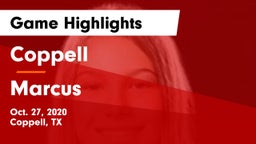 Coppell  vs Marcus  Game Highlights - Oct. 27, 2020