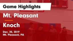 Mt. Pleasant  vs Knoch  Game Highlights - Dec. 20, 2019
