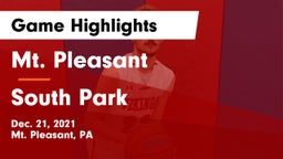 Mt. Pleasant  vs South Park  Game Highlights - Dec. 21, 2021