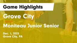 Grove City  vs Moniteau Junior Senior  Game Highlights - Dec. 1, 2023