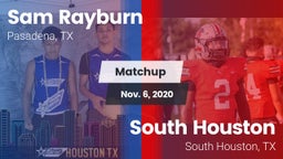 Matchup: Rayburn  vs. South Houston  2020