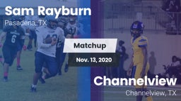 Matchup: Rayburn  vs. Channelview  2020