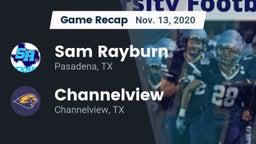 Recap: Sam Rayburn  vs. Channelview  2020