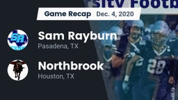 Recap: Sam Rayburn  vs. Northbrook  2020