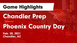 Chandler Prep  vs Phoenix Country Day  Game Highlights - Feb. 20, 2021