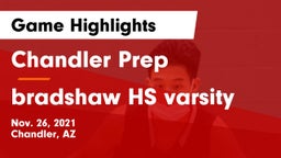 Chandler Prep  vs bradshaw HS varsity Game Highlights - Nov. 26, 2021