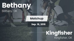 Matchup: Bethany  vs. Kingfisher  2016