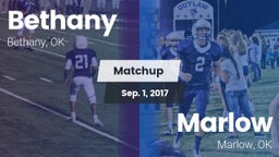 Matchup: Bethany  vs. Marlow  2017
