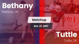 Matchup: Bethany  vs. Tuttle  2017