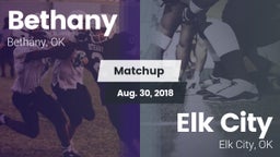 Matchup: Bethany  vs. Elk City  2018