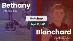 Matchup: Bethany  vs. Blanchard  2018
