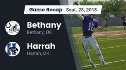 Recap: Bethany  vs. Harrah  2018