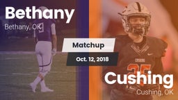 Matchup: Bethany  vs. Cushing  2018