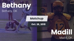 Matchup: Bethany  vs. Madill  2018
