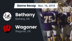 Recap: Bethany  vs. Wagoner  2018