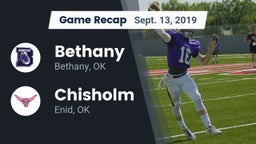 Recap: Bethany  vs. Chisholm  2019