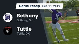 Recap: Bethany  vs. Tuttle  2019