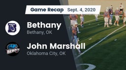 Recap: Bethany  vs. John Marshall  2020