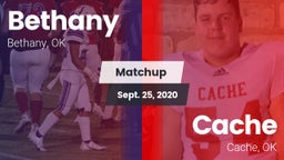 Matchup: Bethany  vs. Cache  2020