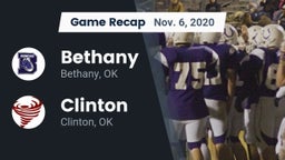 Recap: Bethany  vs. Clinton  2020