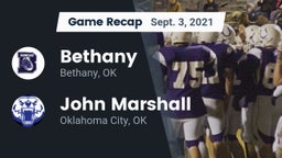 Recap: Bethany  vs. John Marshall  2021