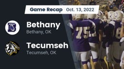 Recap: Bethany  vs. Tecumseh  2022