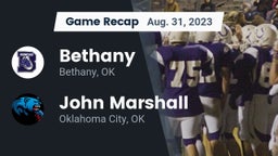 Recap: Bethany  vs. John Marshall  2023