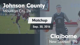 Matchup: Johnson County High  vs. Claiborne  2016