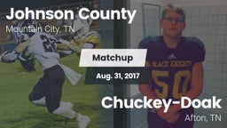 Matchup: Johnson County High  vs. Chuckey-Doak  2017