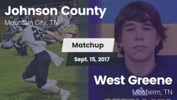 Matchup: Johnson County High  vs. West Greene  2017