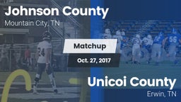 Matchup: Johnson County High  vs. Unicoi County  2017