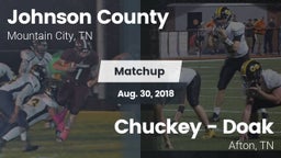 Matchup: Johnson County High  vs. Chuckey - Doak  2018