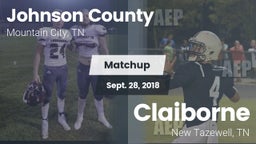 Matchup: Johnson County High  vs. Claiborne  2018