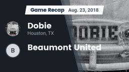 Recap: Dobie  vs. Beaumont United 2018